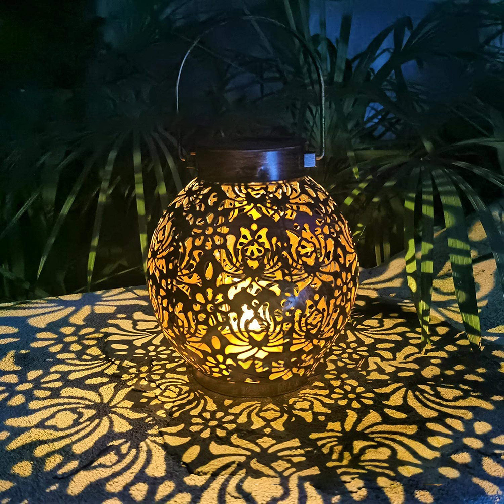 Solar Lantern Hanging - 1Pcs Solar Lantern Light Outdoor Garden