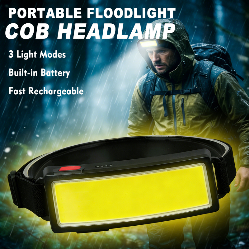 Outdoor Lighting Diy - Powerful COB LED Headlamp 4 Lighting