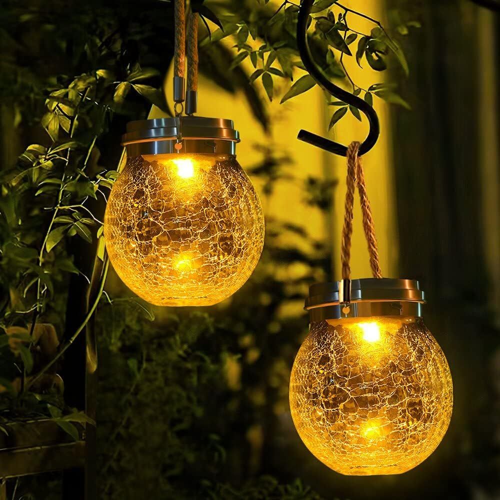 Outdoor Lighting Options - 4-Pack Outdoor Hanging LED Lanterns with