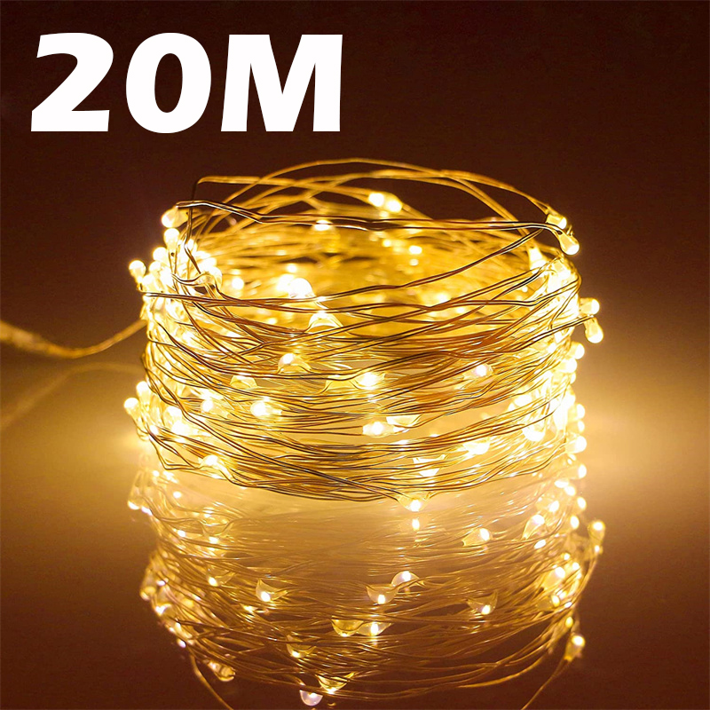 Outdoor Lighting No Wiring - USB Led Fairy Lights Copper Wire