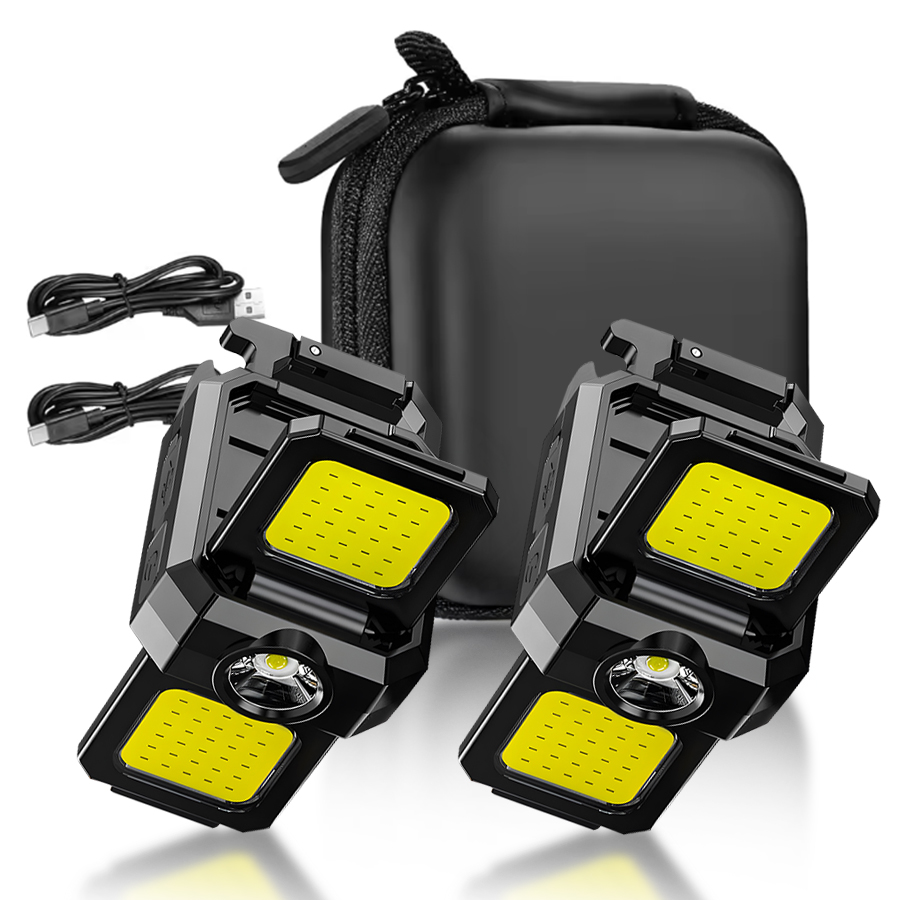 Outdoor Lighting Ideas - Mini LED Handheld Flashlights USB Rechargeable