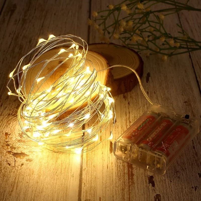 Outdoor Lighting No Wiring - 5-30M LED Fairy Lights Battery Operated