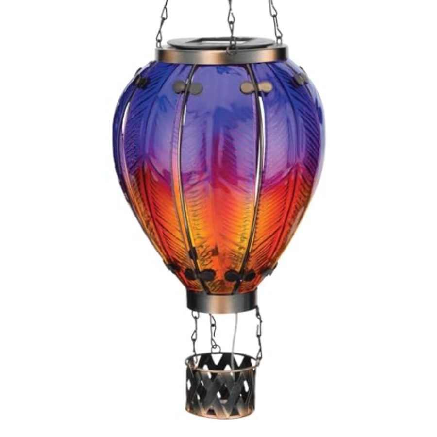 Solar Lantern Hanging - 23.5 Inch Hot Air Balloon Solar