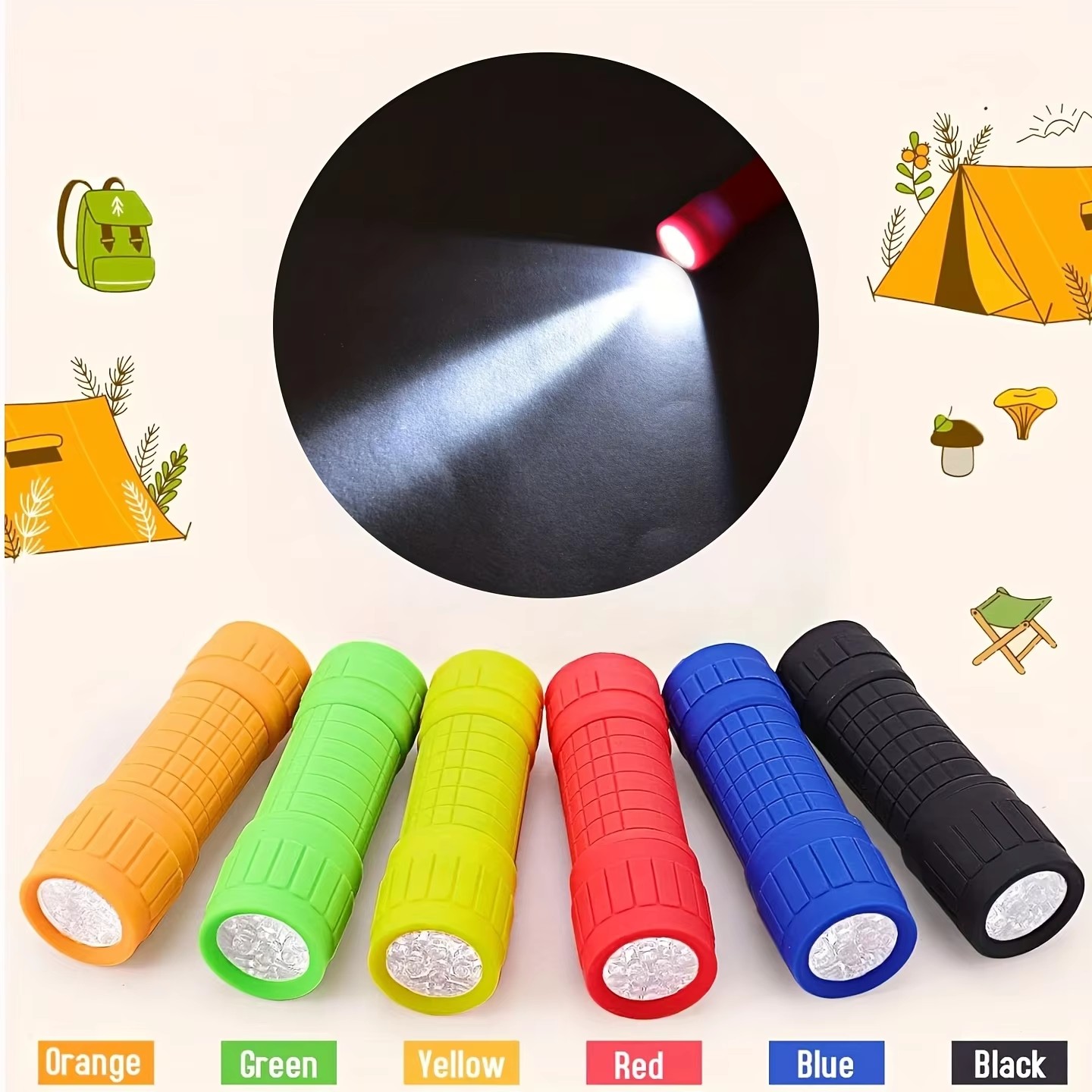 Outdoor Lighting Diy - Mini Portable LED Flashlight Nine XPE