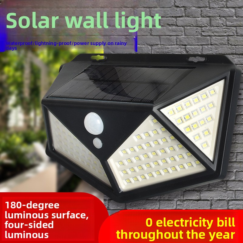114LED Solar Panel Wall Light, - Outdoor Lighting On Amazon avis et prix