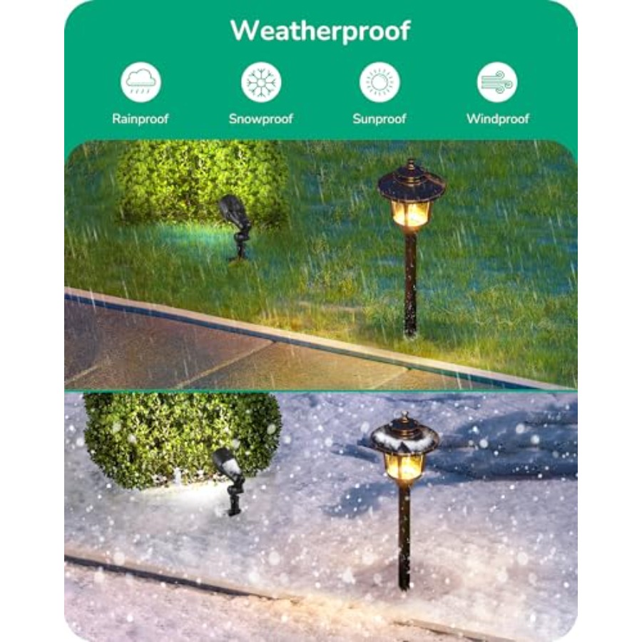 8 Pack Low Voltage Landscape L - Outdoor Lighting Kits Low Voltage avis et prix