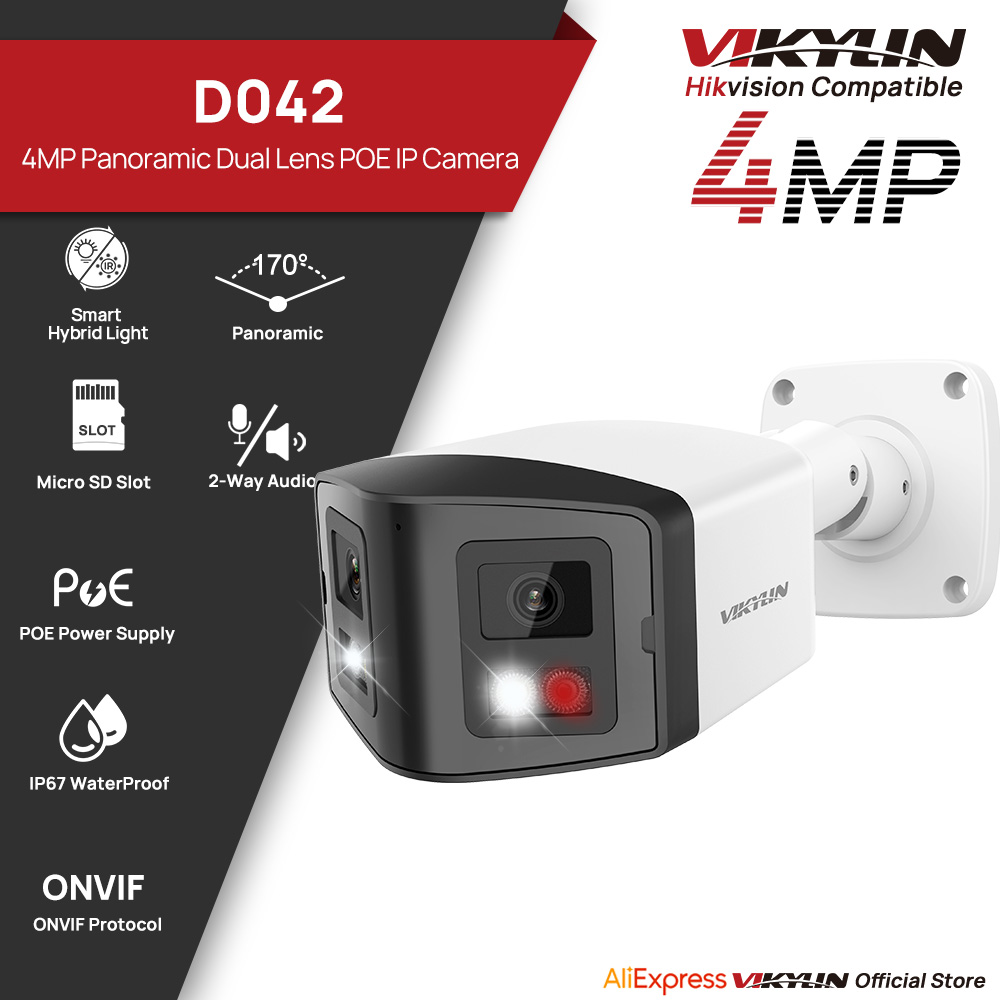 VIKYLIN 170° Panoramic Securit - Outdoor Lighting Mains Powered avis et prix