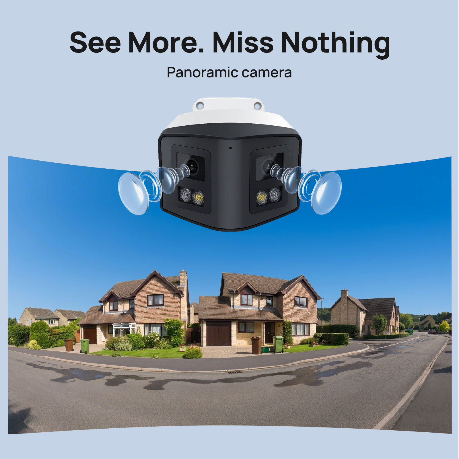 VIKYLIN 170° Panoramic Securit - Outdoor Lighting Mains Powered avis et prix
