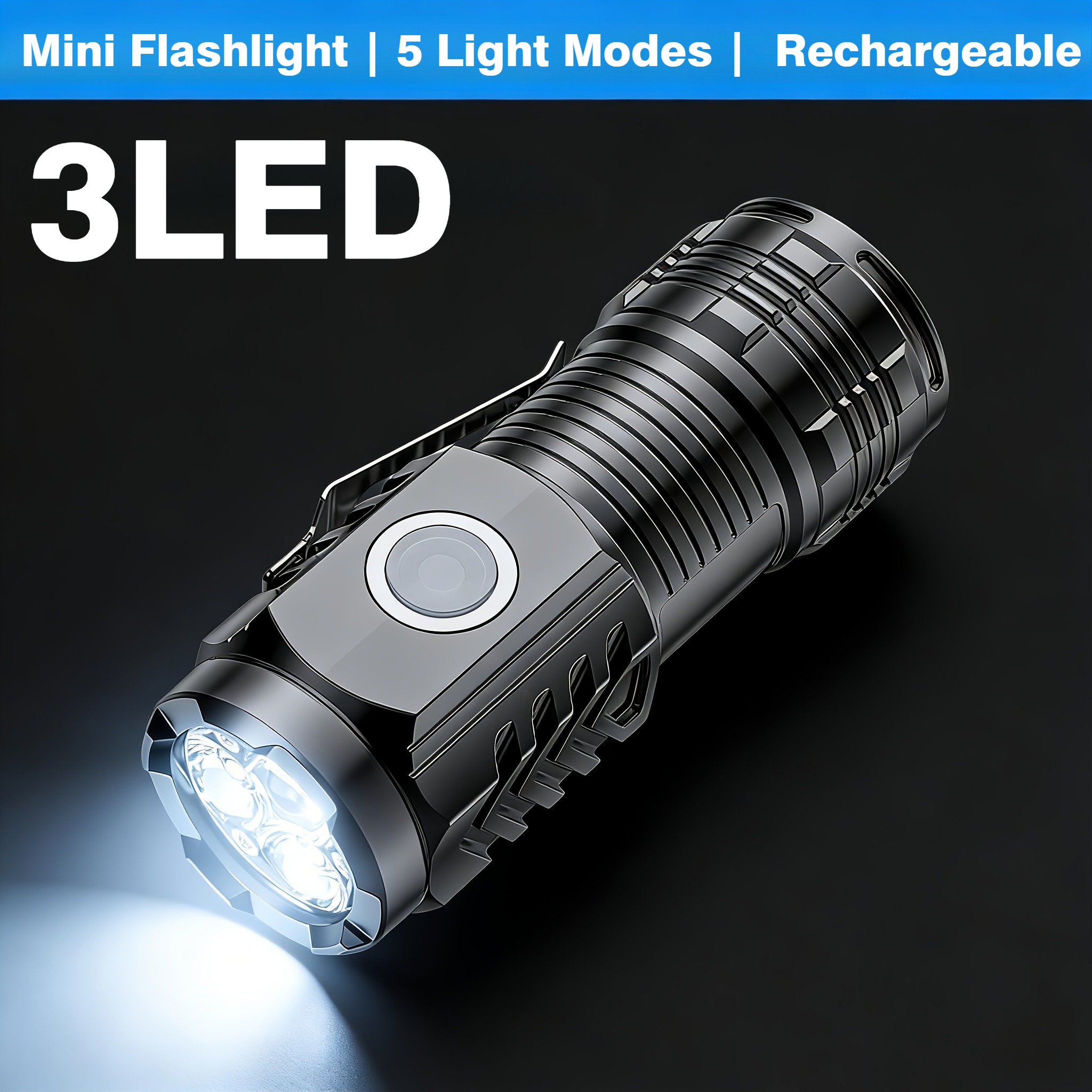 Portable Mini 3 LED Handheld F - Outdoor Lighting Diy avis et prix