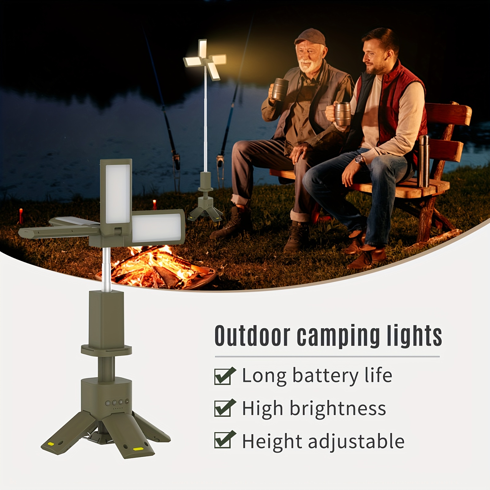 Camping Lantern, 14000mAh Rech - Outdoor Lighting No Wiring avis et prix