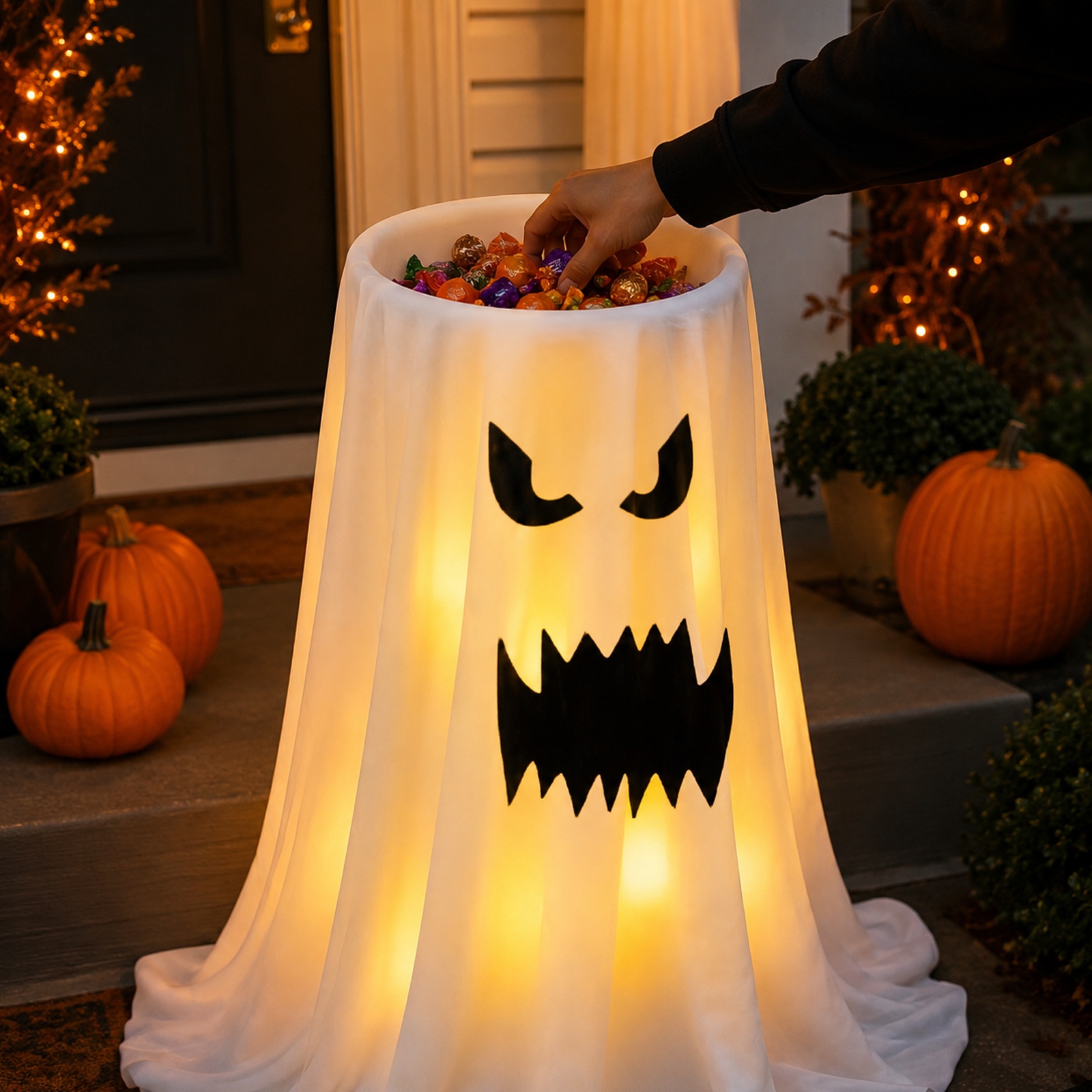 Ghost Candy Holder Light Up Sp - Outdoor Lighting Accent avis et prix