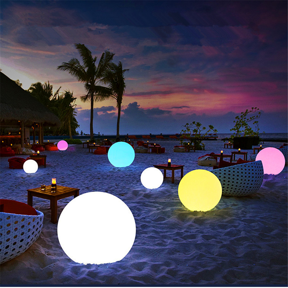 Rechargeable LED Glowing Ball  - Bollard Light Garden avis et prix