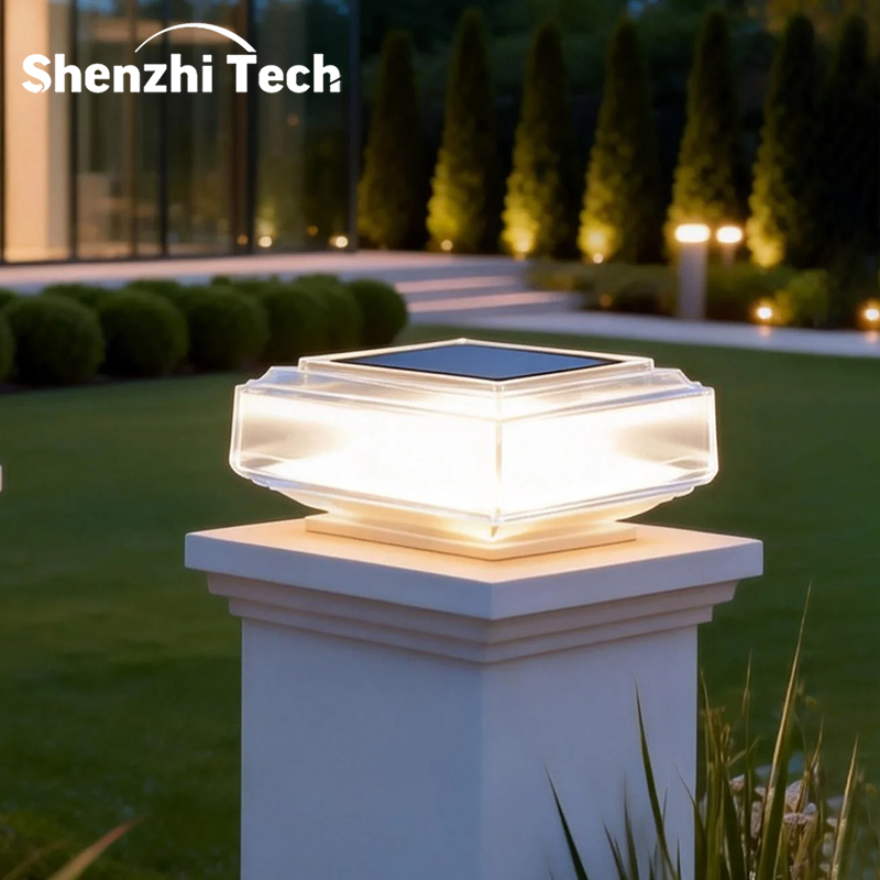 Modern Transparent Solar Post  - Post Cap Light avis et prix