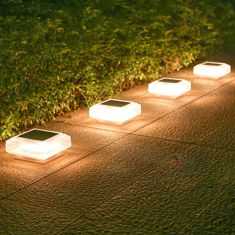 Modern Transparent Solar Post  - Post Cap Light avis et prix