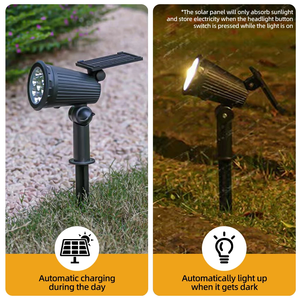1/2PCS Solar Powered 9LED Lamp - Outdoor Lighting Lux avis et prix