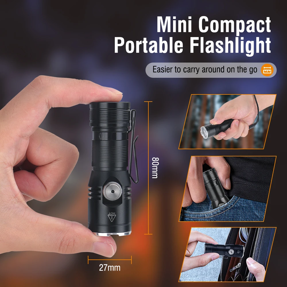 BORUiT ET15 EDC Flashlight Ult - Outdoor Lighting Ideas avis et prix