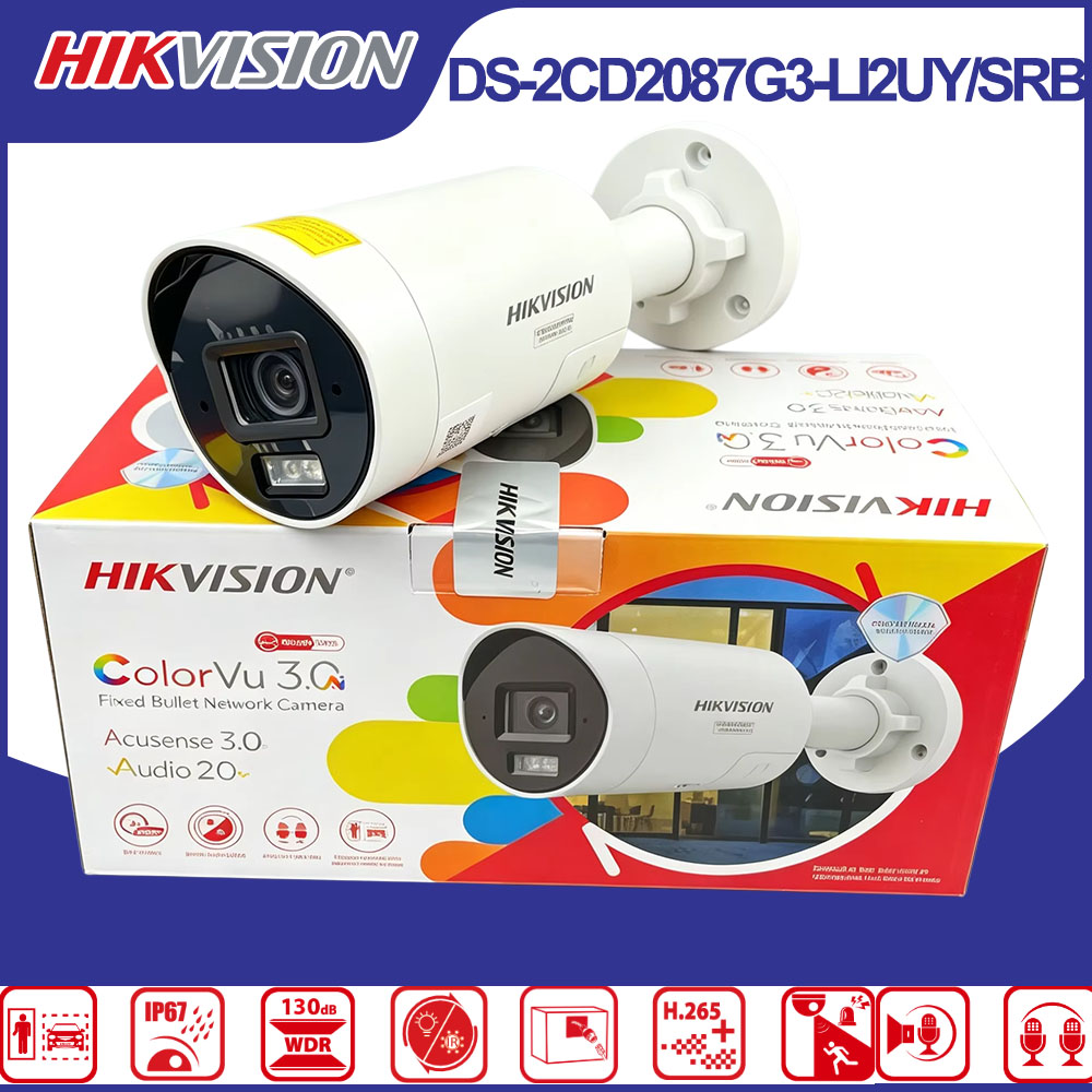 Hikvision DS-2CD2087G3-LI2UY/S - Outdoor Lighting Mains Powered avis et prix