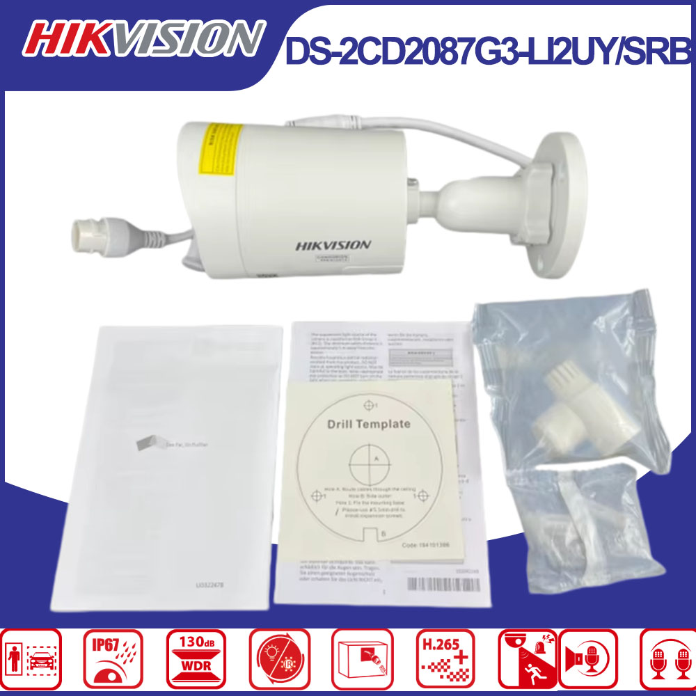 Hikvision DS-2CD2087G3-LI2UY/S - Outdoor Lighting Mains Powered avis et prix
