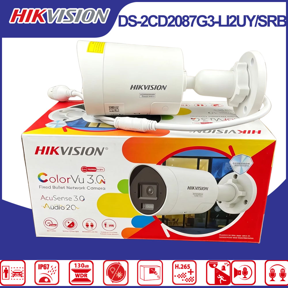 Hikvision DS-2CD2087G3-LI2UY/S - Outdoor Lighting Mains Powered avis et prix