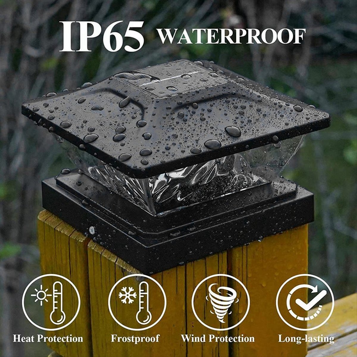 AB52 Outdoor Fence Post Cap Li - Post Cap Light avis et prix