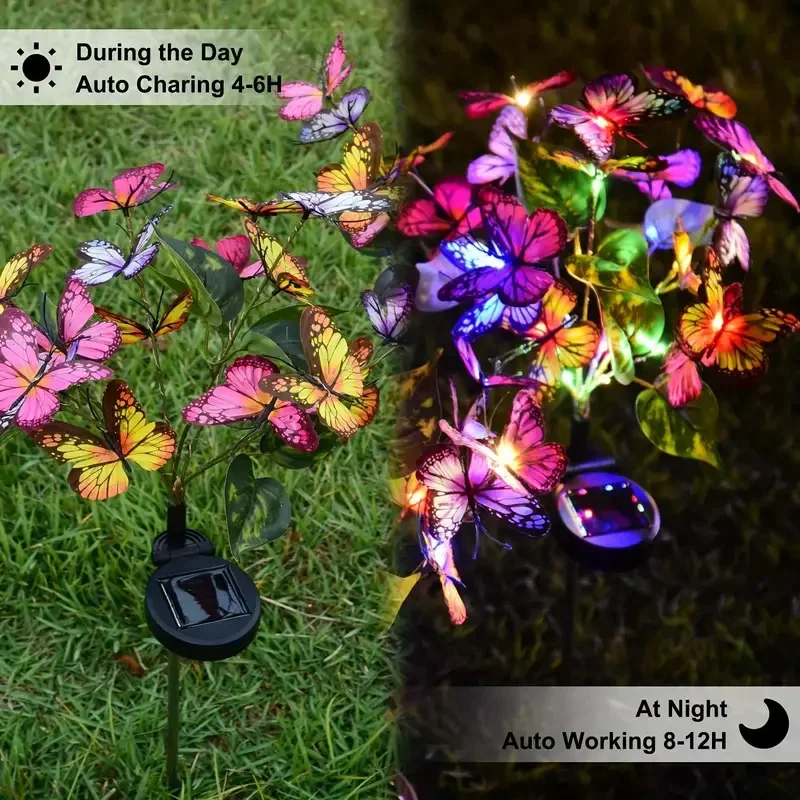 Solar LED Butterfly Garden Lig - Bollard Light Garden avis et prix
