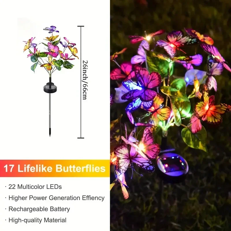 Solar LED Butterfly Garden Lig - Bollard Light Garden avis et prix