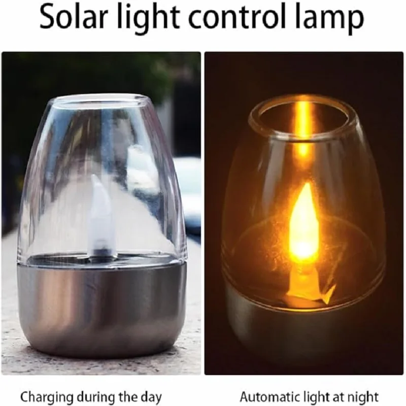 Solar Powered Flameless Candle - Outdoor Lighting Ideas For Party avis et prix