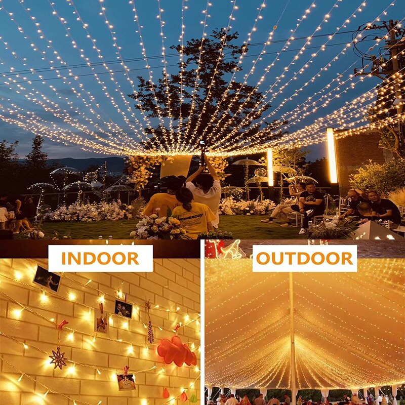 Outdoor LED String Lights Garl - Outdoor Lighting Ideas For Party avis et prix