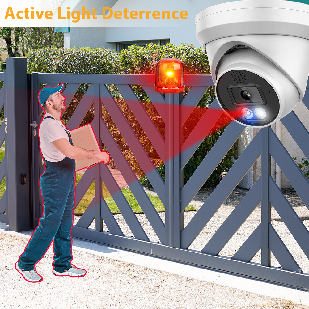 Vikylin 4K 8MP Alarm Full Colo - Outdoor Lighting Options avis et prix