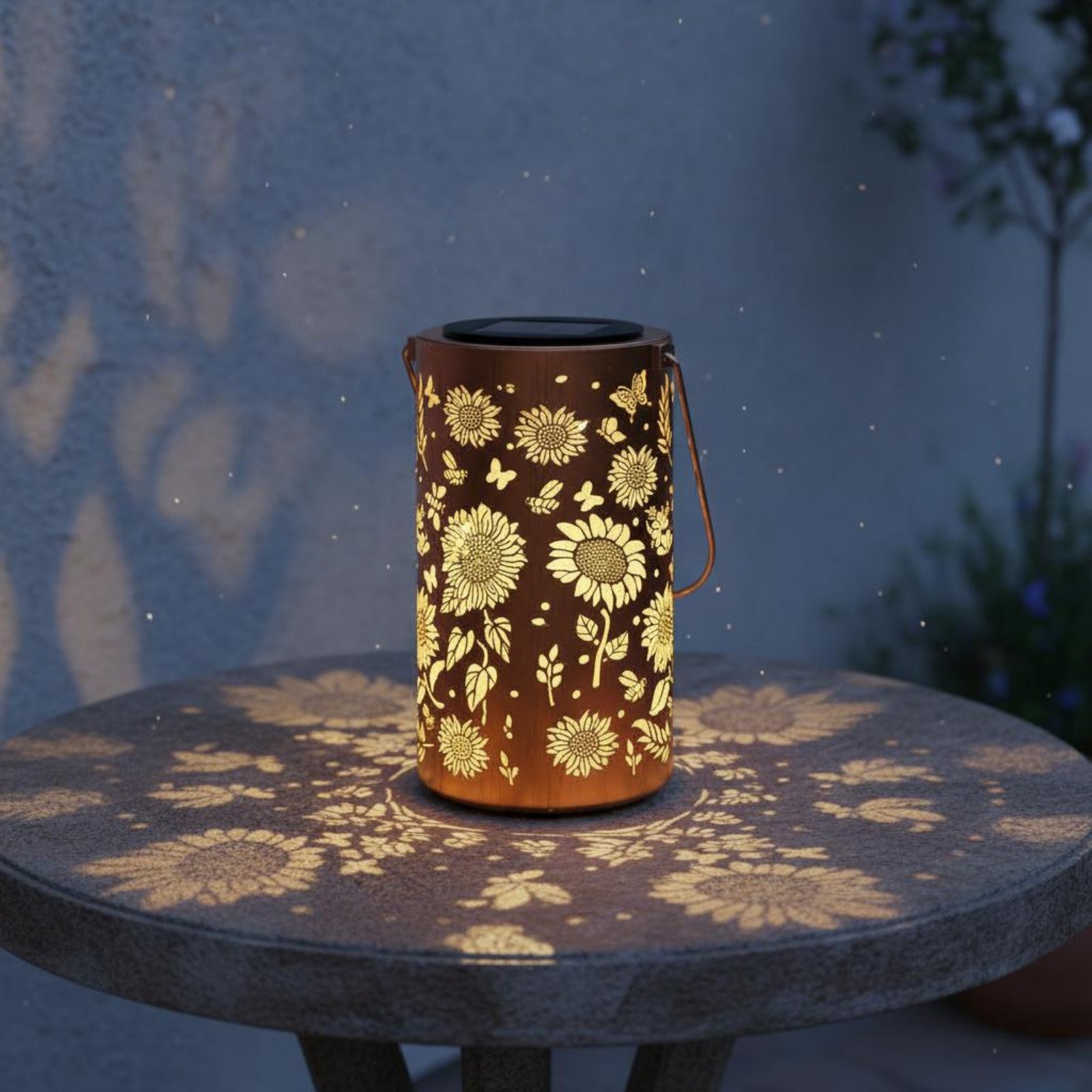 Colorful Sunburst Solar Lanter - Solar Lantern Hanging avis et prix