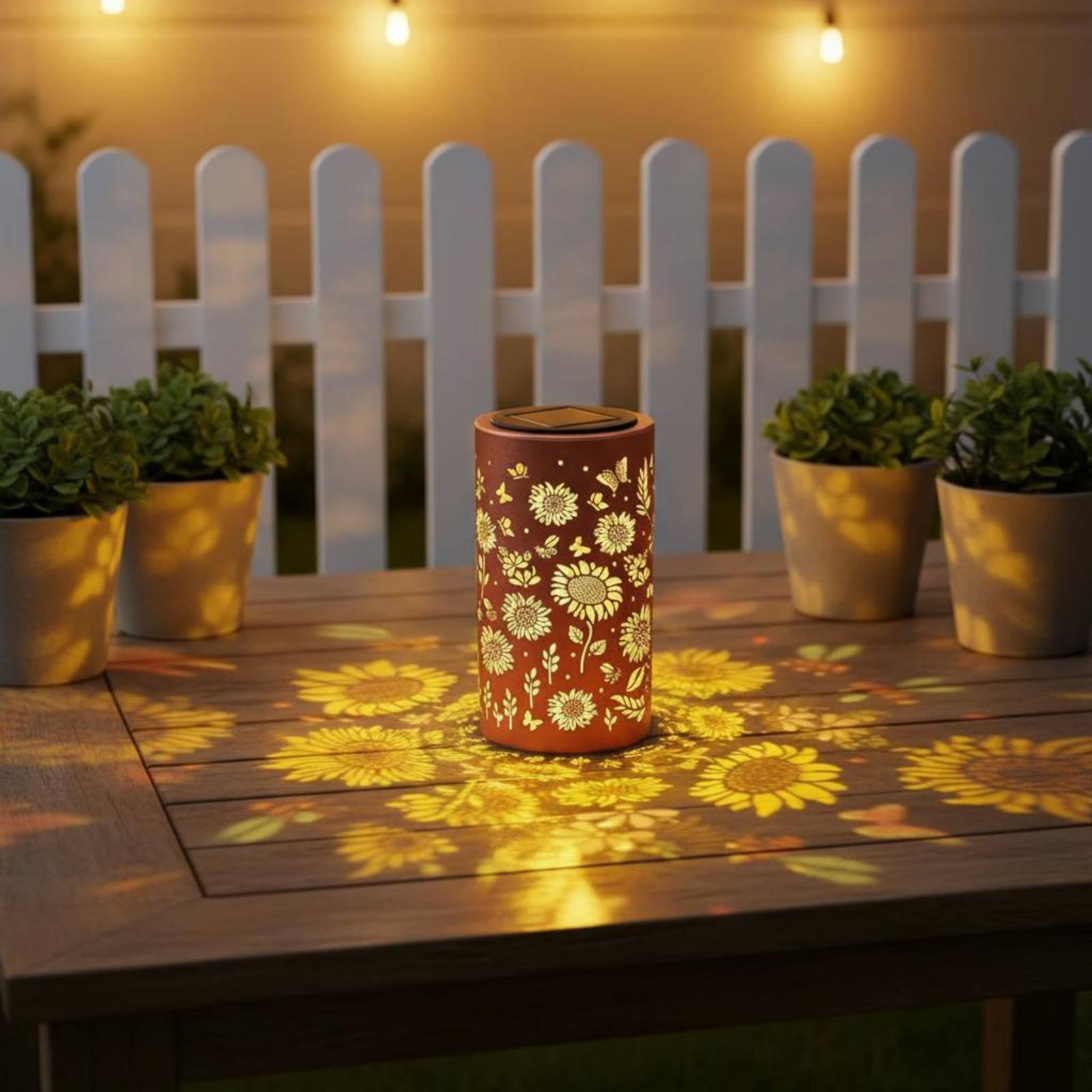 Colorful Sunburst Solar Lanter - Solar Lantern Hanging avis et prix