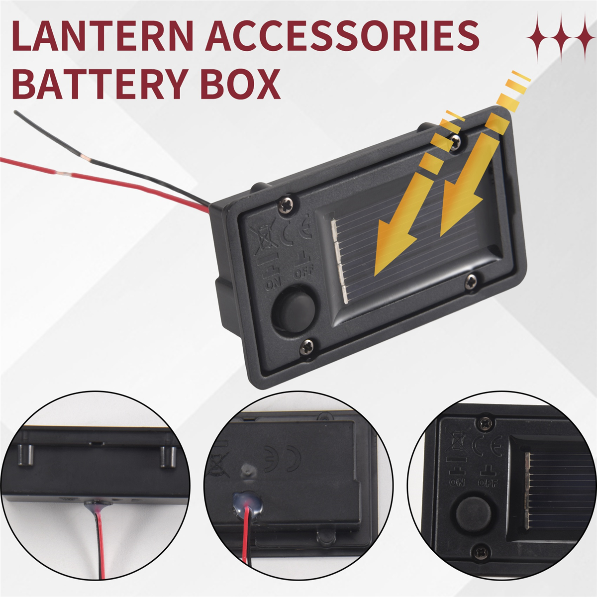 UNCL 2Pcs Battery Box, Solar L - Solar Lantern Hanging avis et prix