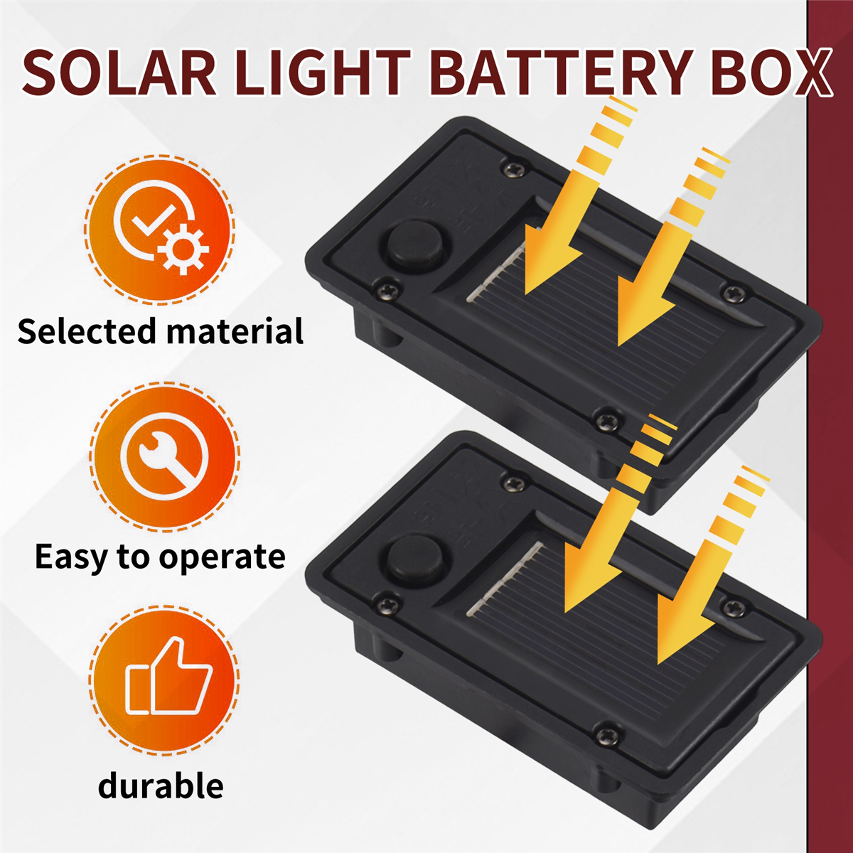 UNCL 2Pcs Battery Box, Solar L - Solar Lantern Hanging avis et prix