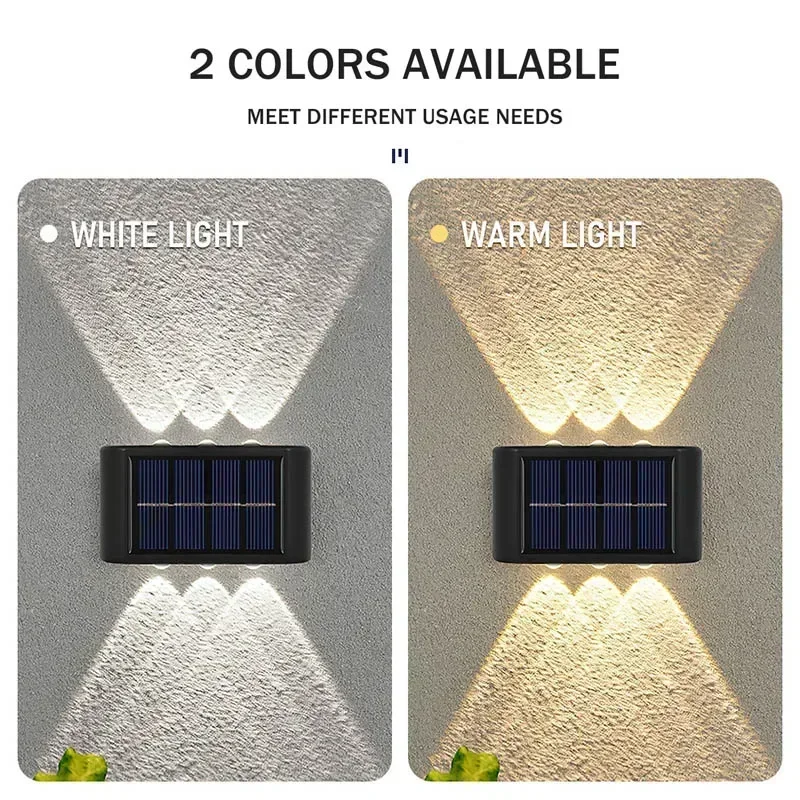 COB Solar Wall Lamp Outdoor Wa - Bollard Light Garden avis et prix