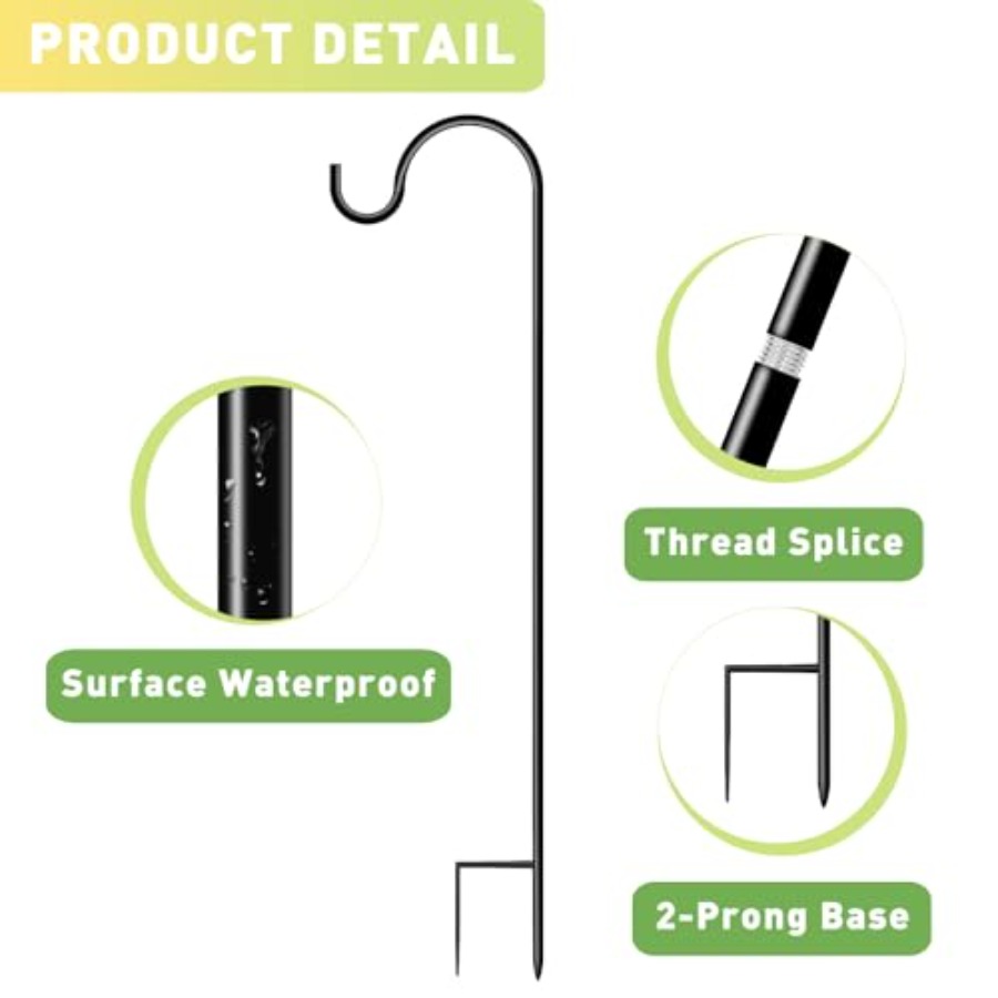 Shepherds Hooks for Outdoor Ga - Solar Lantern Hanging avis et prix