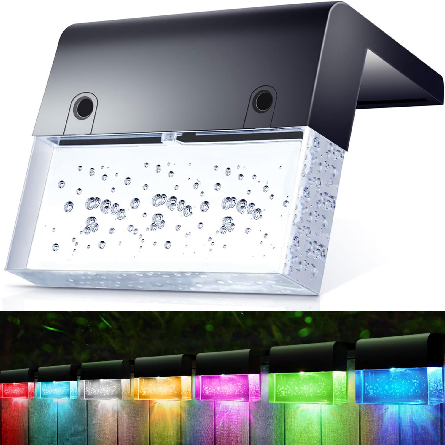 Solar Fence Lights Outdoor Wat - Post Cap Light avis et prix