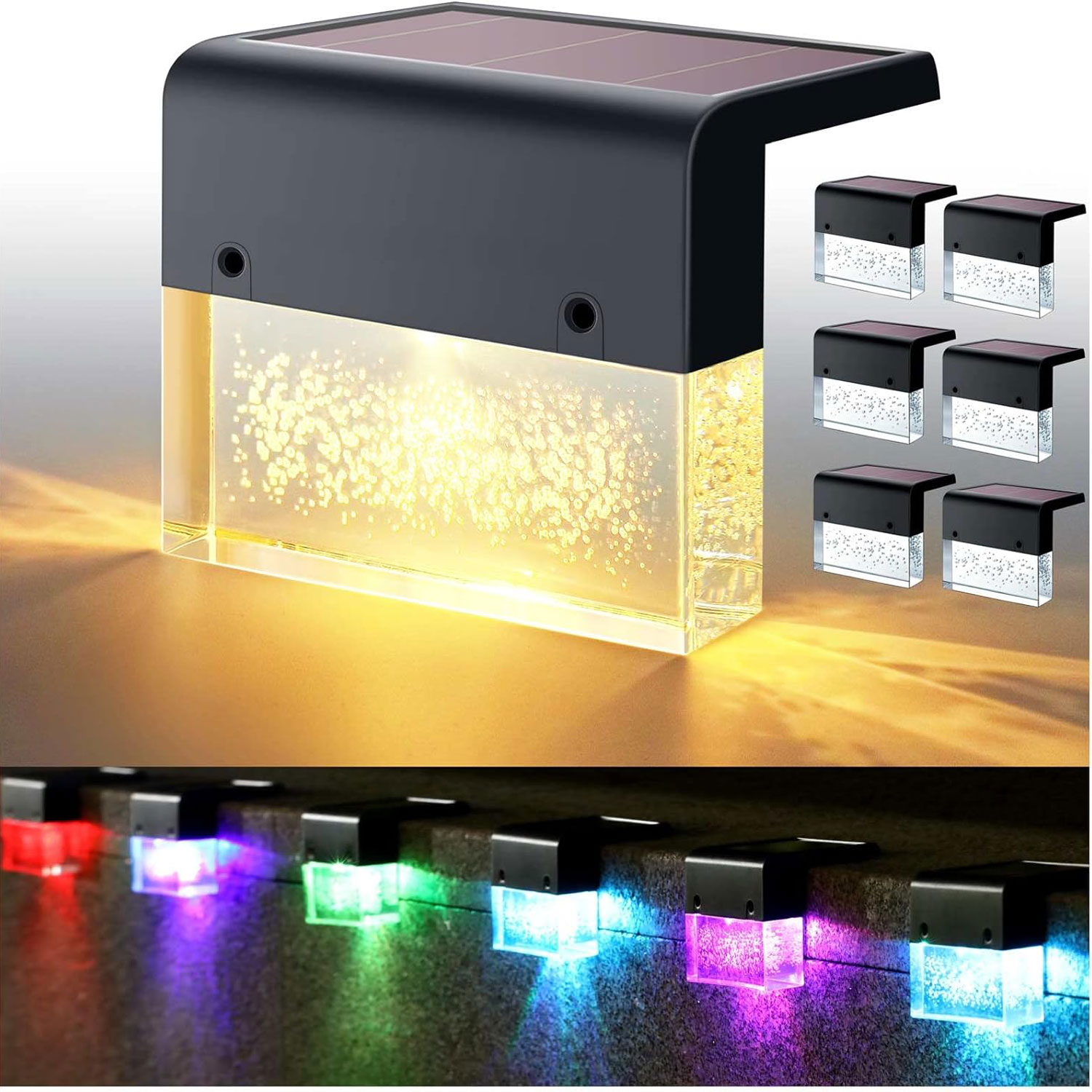Solar Fence Lights Outdoor Wat - Post Cap Light avis et prix