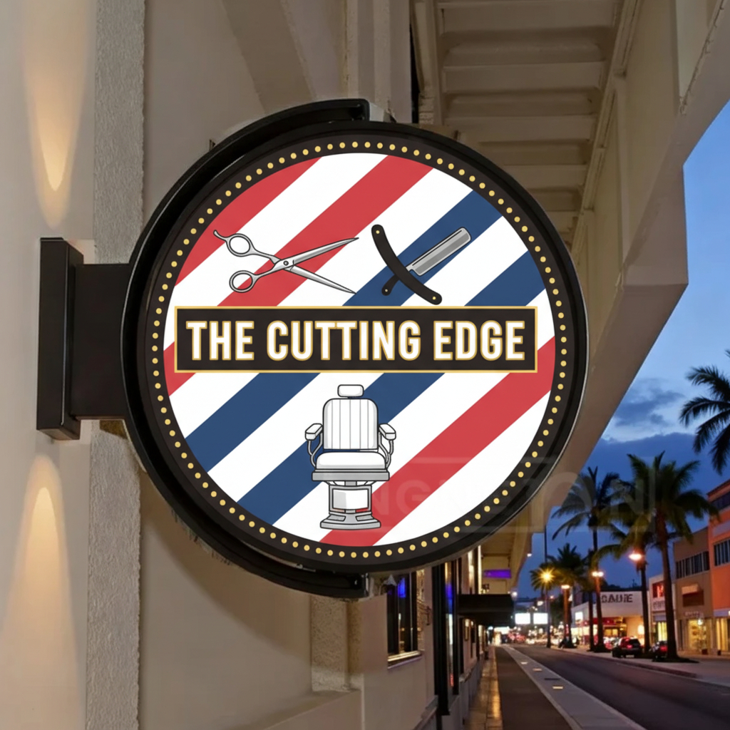 Custom Logo Rotating Light Box - Outdoor Lighting Box avis et prix