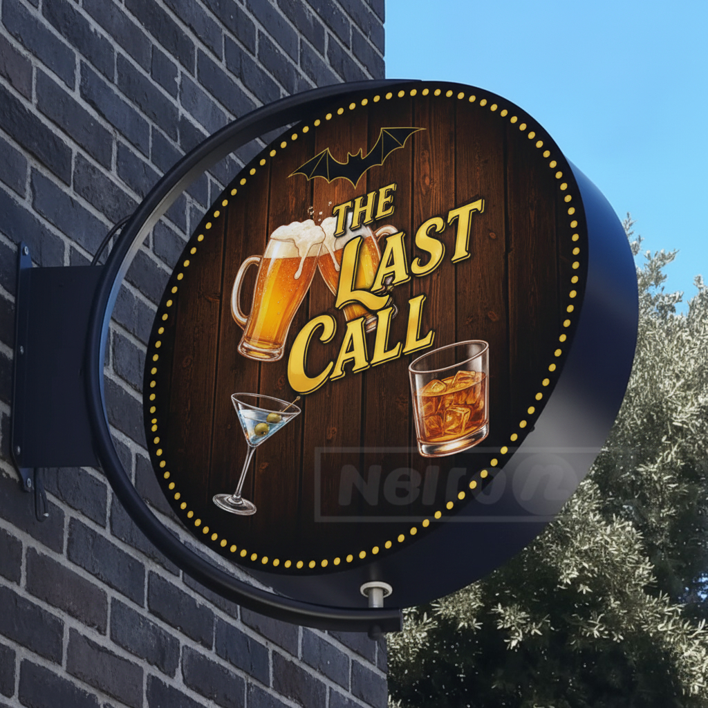 Custom Logo Rotating Light Box - Outdoor Lighting Box avis et prix