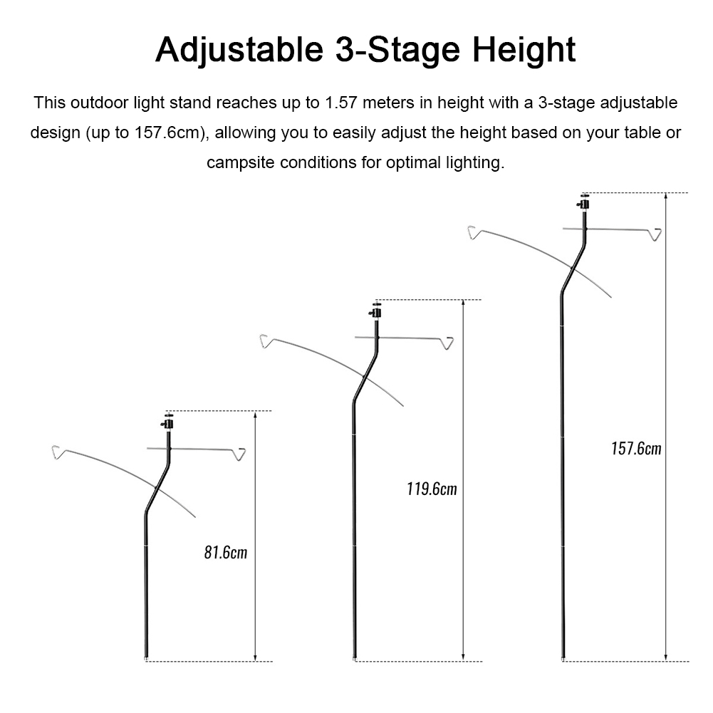 Outdoor Camping Light Stand La - Outdoor Lighting Vendor avis et prix