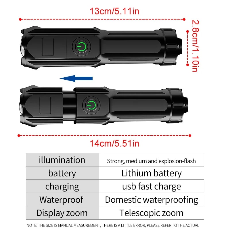 Multi-functional USB Light Fla - Outdoor Lighting Ideas For Party avis et prix