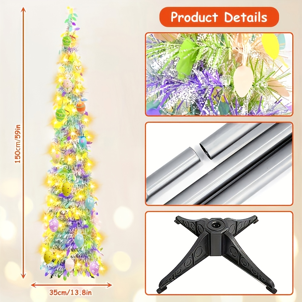 The Easter Artificial Christma - Outdoor Lighting No Wiring avis et prix