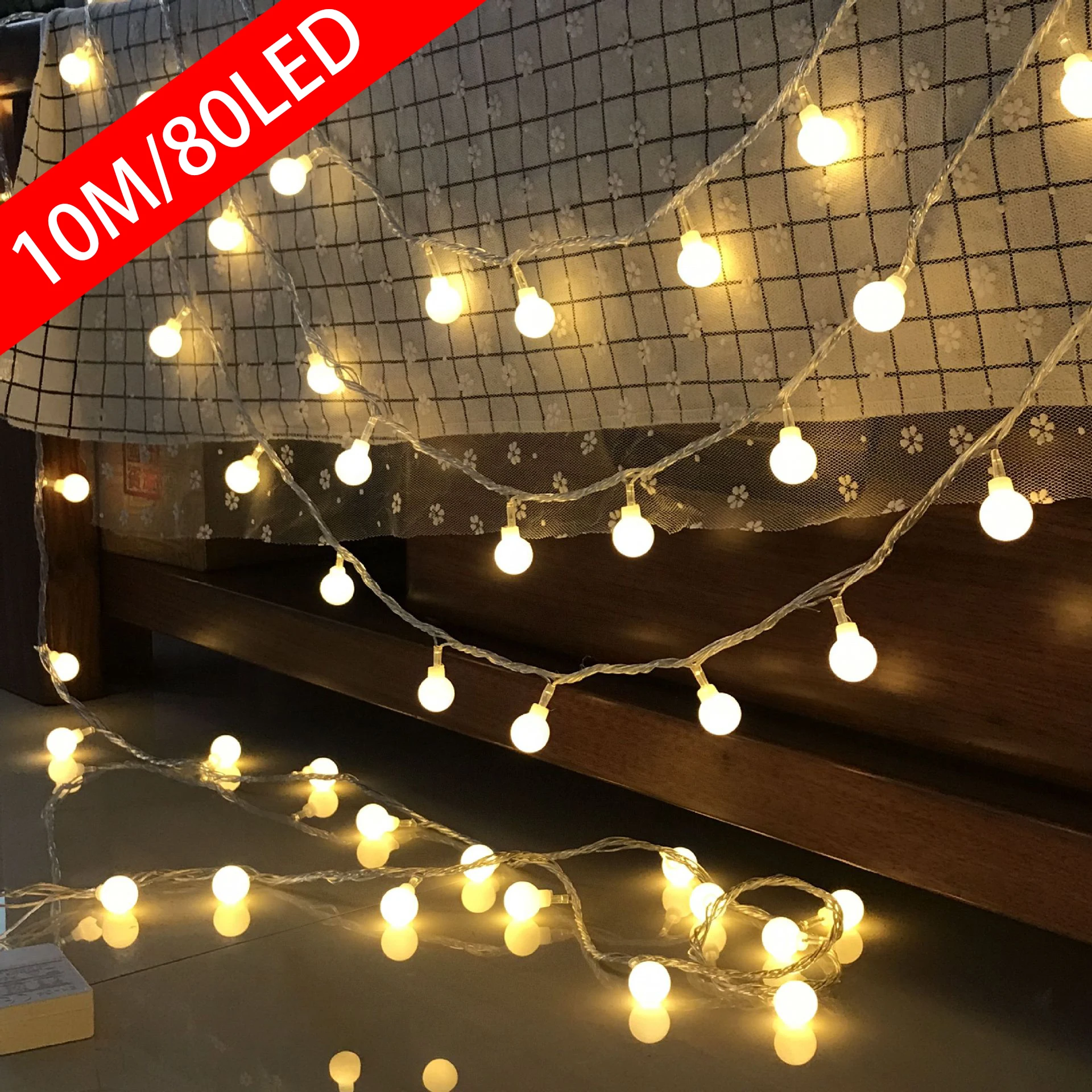 10M USB/Battery Power Ball LED - Outdoor Lighting Ideas For Party avis et prix