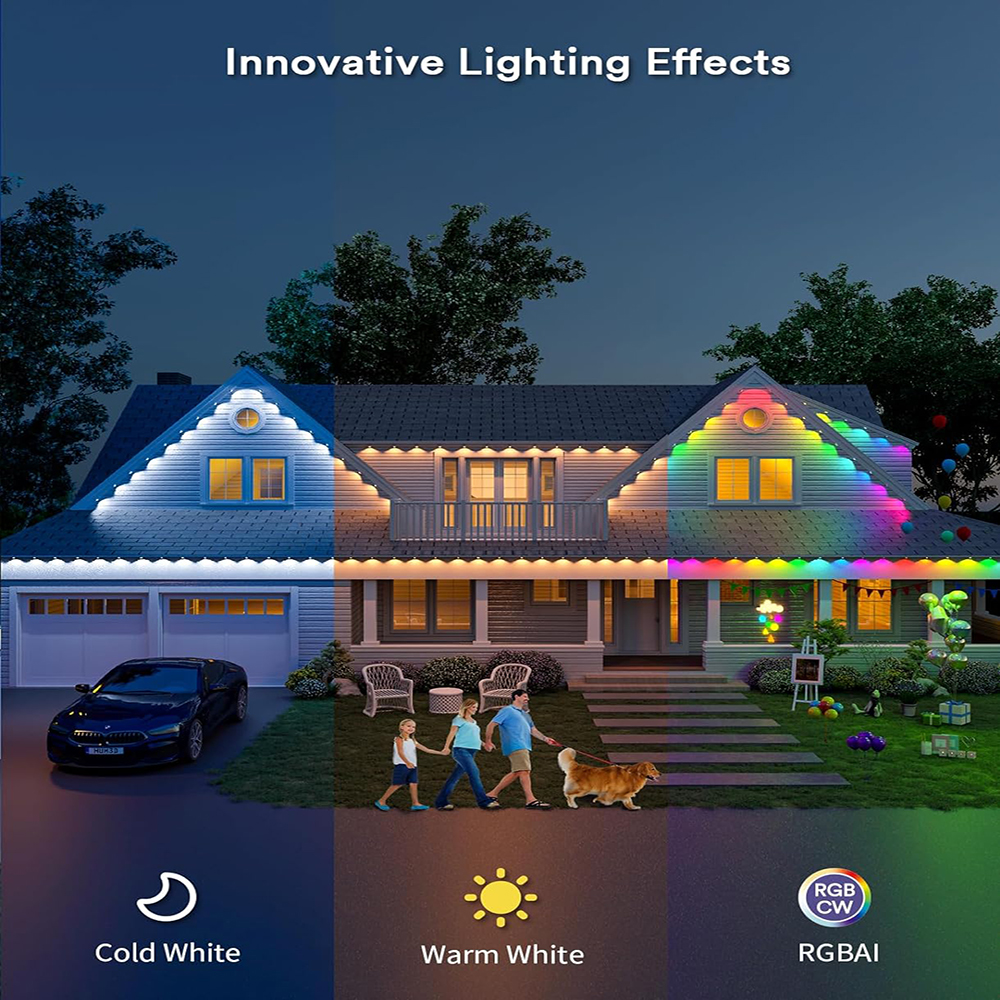 Smart RGBIC Eaves Lights Perma - Outdoor Lighting Under Eaves avis et prix