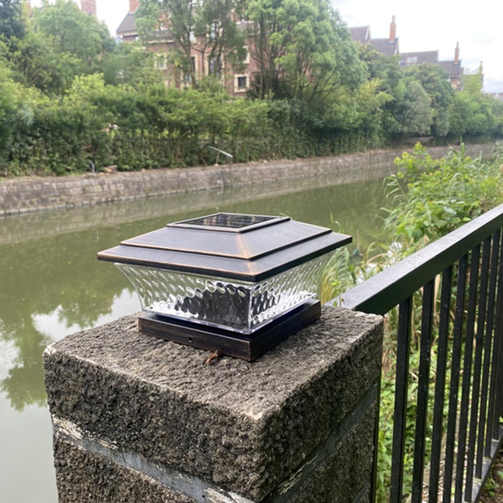 Solar Light Fence Gate Pillar  - Post Cap Light avis et prix