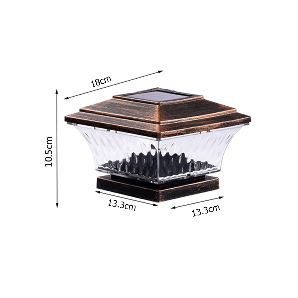 Solar Light Fence Gate Pillar  - Post Cap Light avis et prix