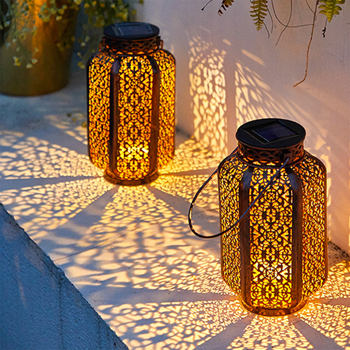Solar Lanterns Outdoor Waterpr - Bollard Light Garden avis et prix