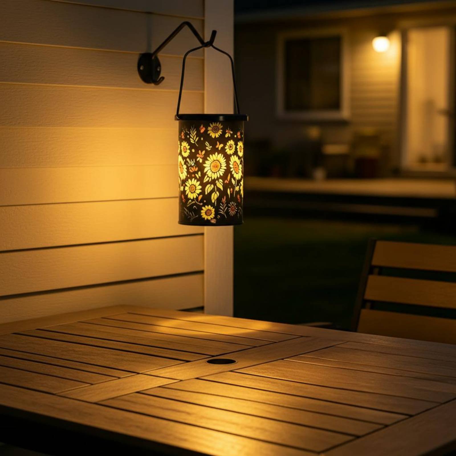 Floral Lantern Vintage Design  - Solar Lantern Hanging avis et prix