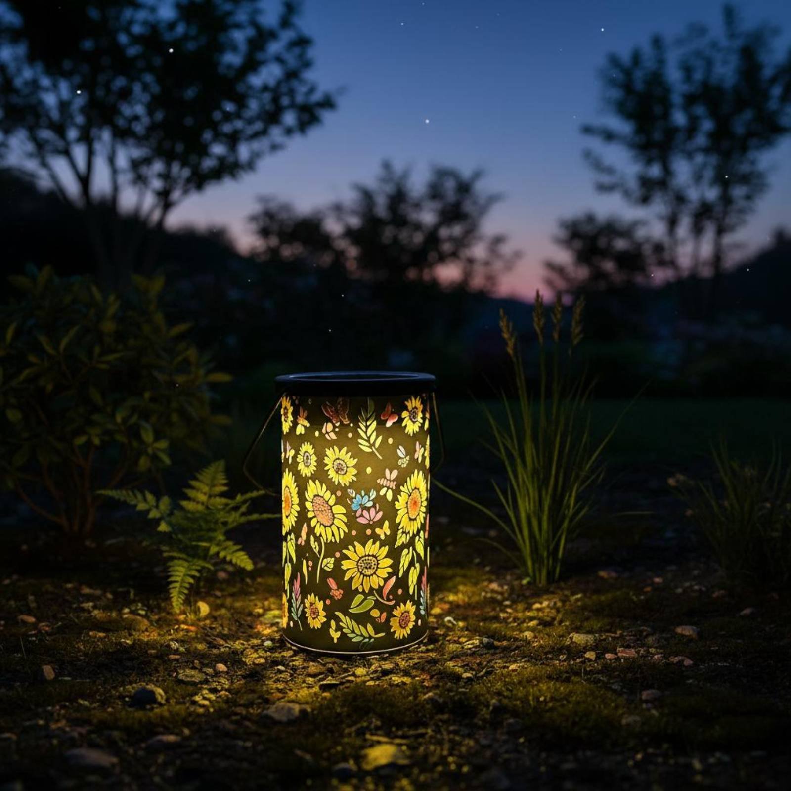 Floral Lantern Vintage Design  - Solar Lantern Hanging avis et prix