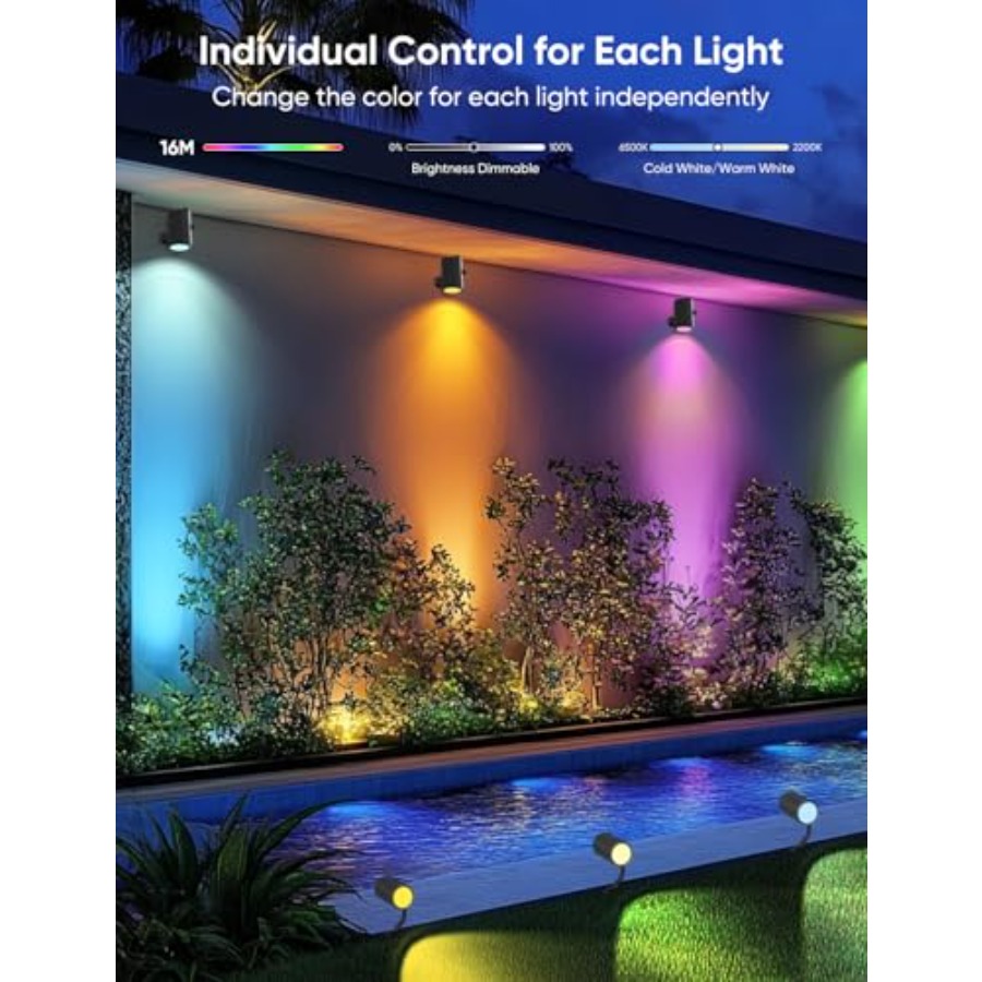 Outdoor Spot Light 00lm Smart  - Outdoor Lighting Kits Low Voltage avis et prix